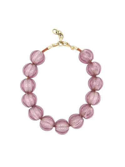 Sita Nevado Women's Pink / Purple Pompa Necklace - Purple In Multi