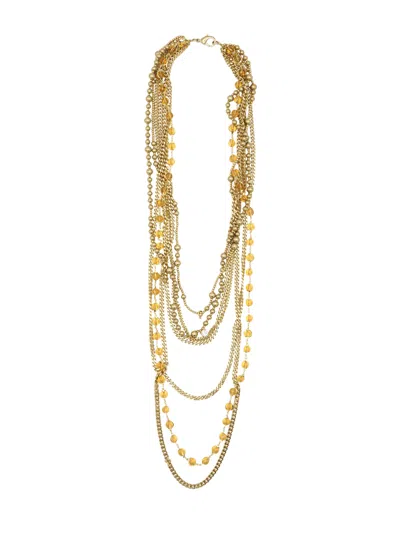 Sita Nevado Women's Poma Necklace - Gold