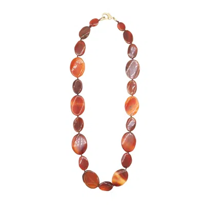 Sita Nevado Women's Rio Necklace - Dark Red