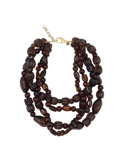 Sita Nevado Women's Robin Necklace - Brown