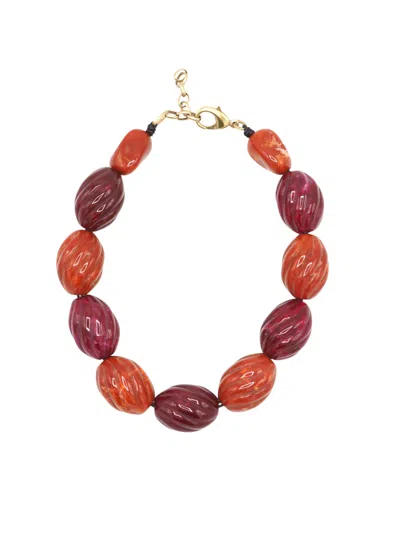 Sita Nevado Women's Sabo Necklace - Orange