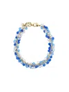 Sita Nevado Women's Short Grosella Necklace - Blue