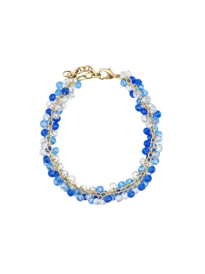 Sita Nevado Women's Short Grosella Necklace - Blue