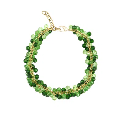 Sita Nevado Women's Short Grosella Necklace - Green