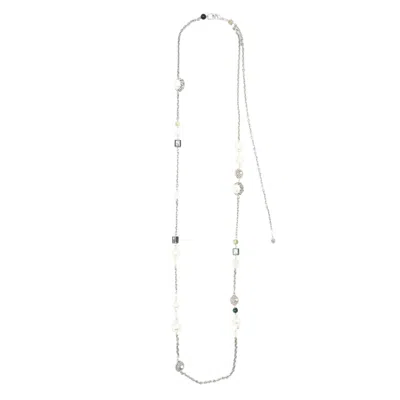 Sita Nevado Women's Silver / Green Costurera Necklace - Silver In Multi