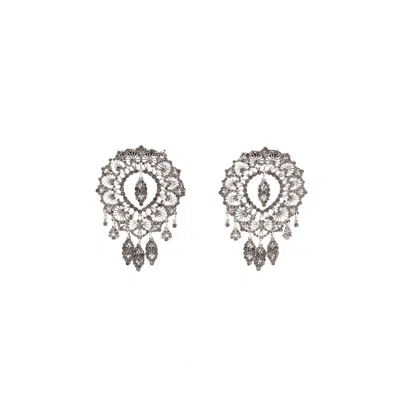 Sita Nevado Women's Telar Earrings - Silver