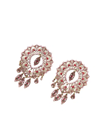 Sita Nevado Women's Telar Earrings - Pink