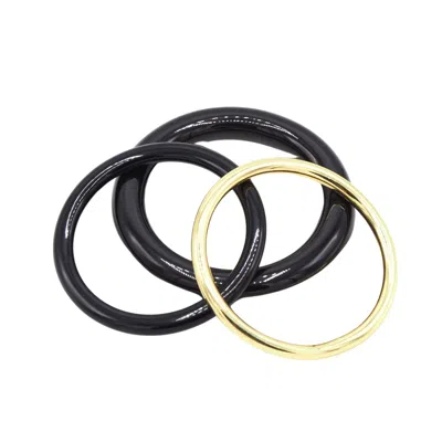 Sita Nevado Women's Three Discs Bracelets - Black