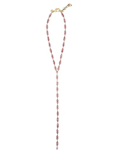 Sita Nevado Women's Tie Of Drops Necklace - Pink