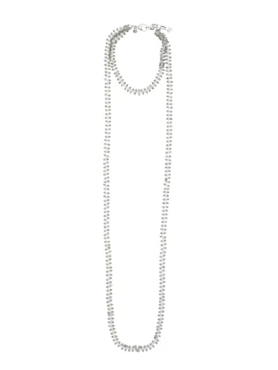 Sita Nevado Women's Train Necklace - Silver