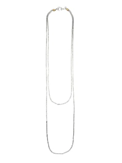 Sita Nevado Women's Two Bombetas Necklace - Silver