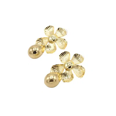 Sita Nevado Women's Un Jardin Earrings - Gold