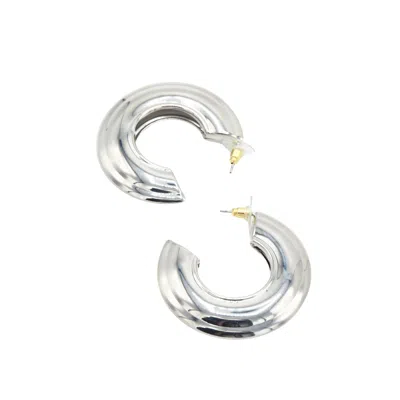 Sita Nevado Women's Una C Earrings - Silver