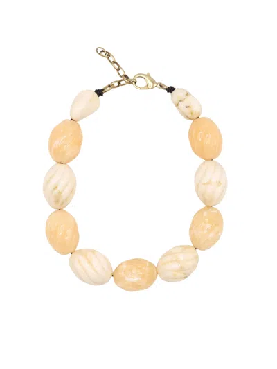 Sita Nevado Women's White Sabo Necklace - Ivory