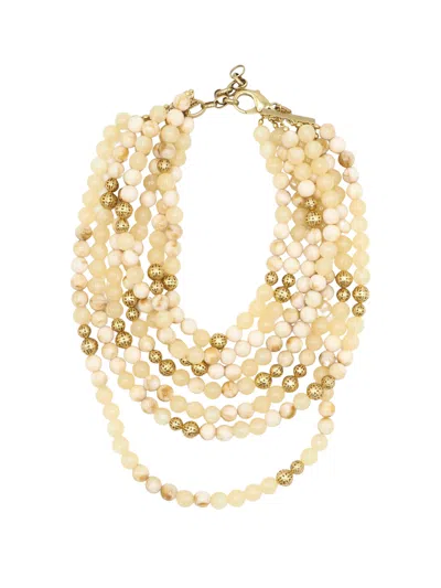 Sita Nevado Women's White Sciame Necklace - Ivory