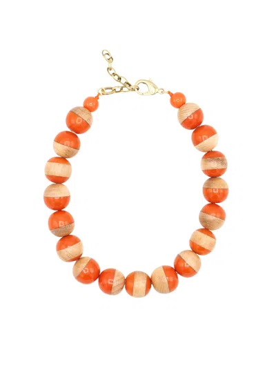 Sita Nevado Women's Yellow / Orange Eclipse Necklace - Orange