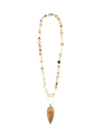 Sita Nevado Women's Yellow / Orange Flecha Necklace