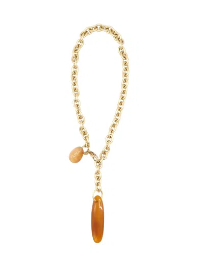 Sita Nevado Women's Yellow / Orange Muak Necklace - Orange