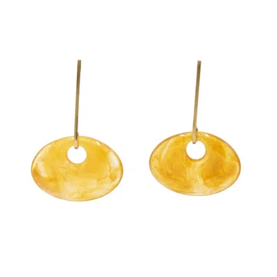 Sita Nevado Women's Yellow / Orange Piruleta Earrings - Yellow