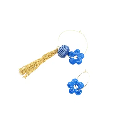 Sita Nevado Women's Yoyo Earrings - Blue
