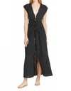Sitano Fontelina Dress In Black In Black