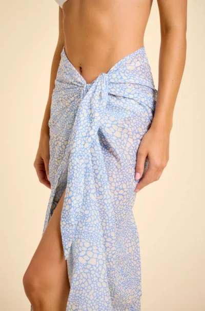 Sitano Forte Lightweight Sarong In Blue