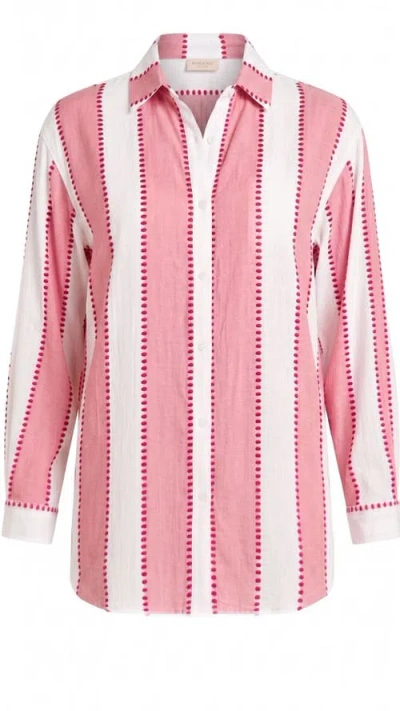 Sitano Po Shirt Dress Cover-up In Multi