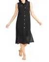 Sitano Women's Sofia Cover Up Dress In Black In Black