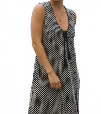 Sitano Women's Sorrento Dress In Black/cream