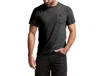 Sitka Essential Ss Crew Tee In Black Heather In Black