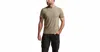 Sitka Essential Ss Crew Tee In Buckskin Heather In Multi