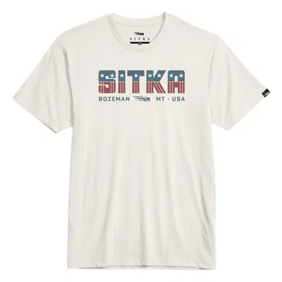 Sitka Men's Sikta Independence Tee In White
