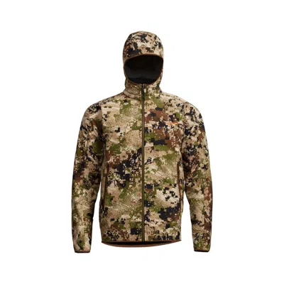 Sitka Men's  Alpha Fleece Hooded Jacket In Green