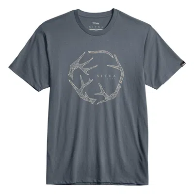 Sitka Men's  Antler Evo Tee In Blue