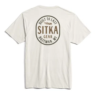 Sitka Men's  Built To Last Tee In Neutral