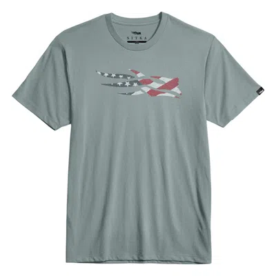 Sitka Men's  Icon Flag Ii Tee In Blue