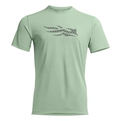 Sitka Men's  Icon Scales Tech Tee In Green