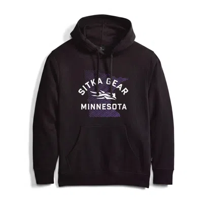 Sitka Men's  Minnesota State Hoodie In Black