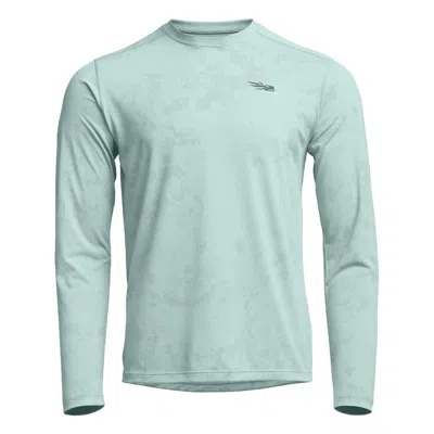 Sitka Men's  Radiant Ls Crew In Green