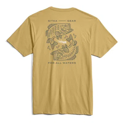 Sitka Men's  Target Tee In Yellow