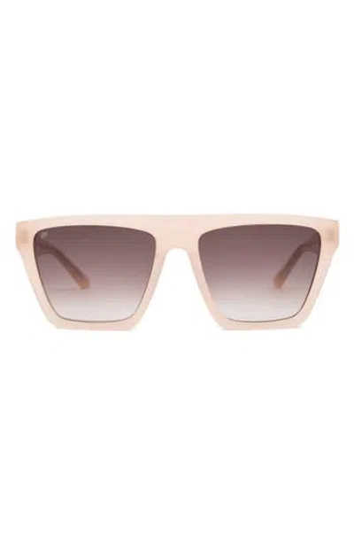 Sito Shades Bender 57mm Gradient Standard Square Sunglasses In Pink