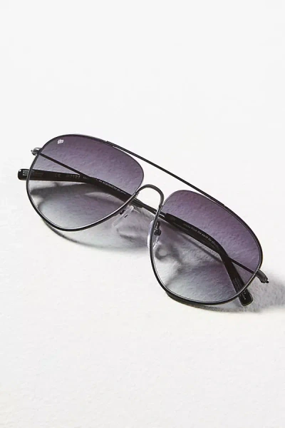 Sito Shades Lo Pan Aviator Sunglasses In Black