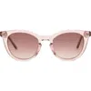 Sito Shades Now Or Never 50mm Standard Gradient Angular Sunglasses In Pink