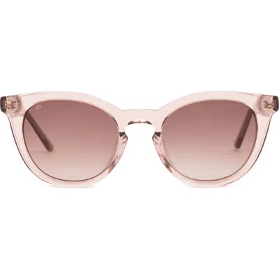 Sito Shades Now Or Never 50mm Standard Gradient Angular Sunglasses In Pink