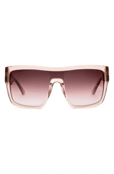 Sito Shades Onyx 132mm Gradient Standard Square Sunglasses In Sirocco/ Rosewood Gradient