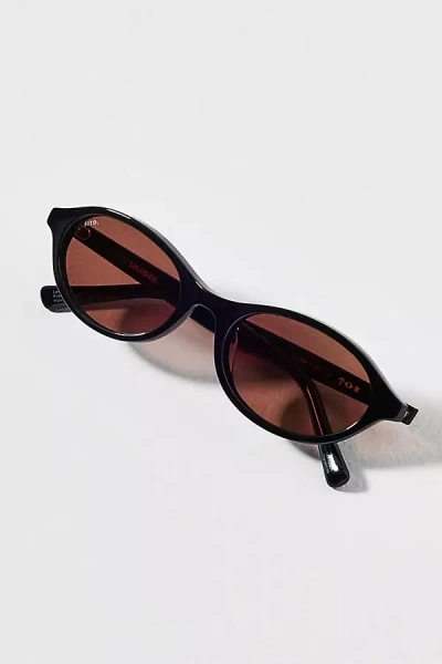 Sito Shades Orion Slim Sunglasses In Black