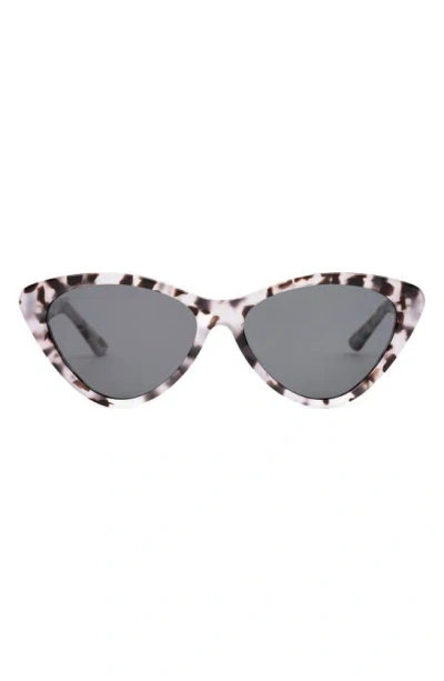 Sito Shades Seduction Polar 57mm Cat Eye Sunglasses In Gray