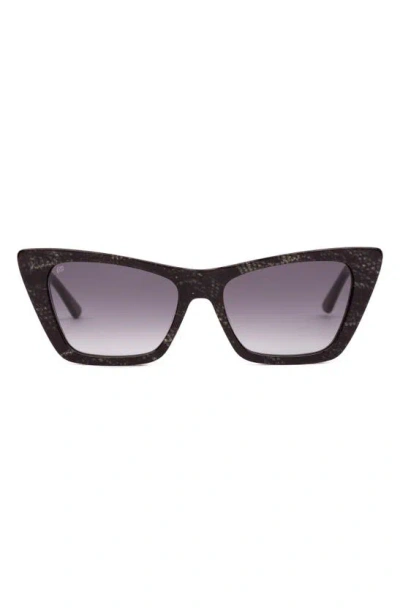 Sito Shades Wonderland 54mm Gradient Standard Cat Eye Sunglasses In Multi