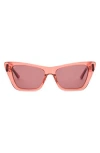 Sito Shades Wonderland 54mm Gradient Standard Cat Eye Sunglasses In Pink