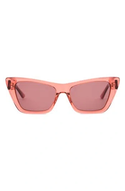 Sito Shades Wonderland 54mm Gradient Standard Cat Eye Sunglasses In Pink